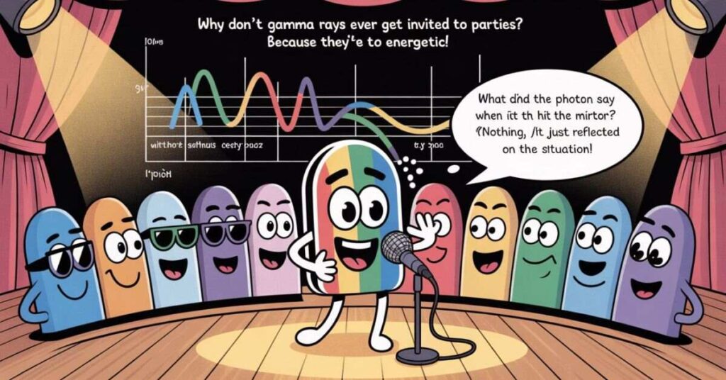 Funny electromagnetic radiation jokes and science humor