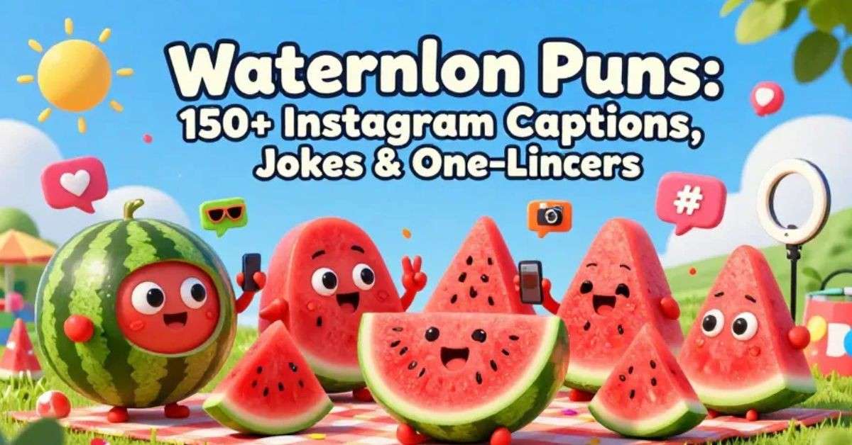 Watermelon Puns: 150+ Instagram Captions, Jokes & One-Liners