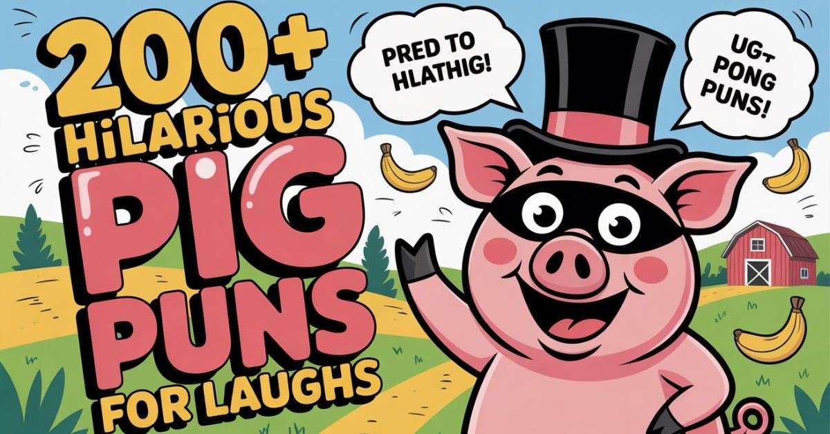🐽 200+ Hilarious Pig Puns for Laughs