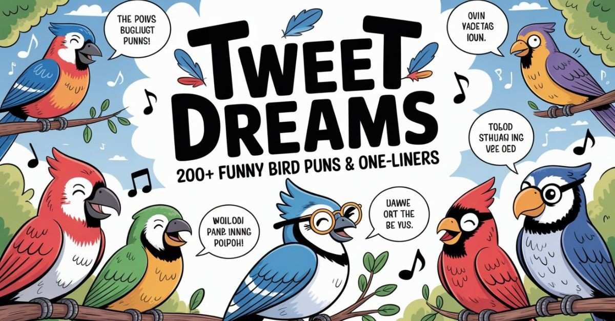 Tweet Dreams: 200+ Funny Bird Puns & One-Liners