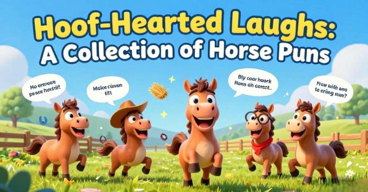 Hoof-Hearted Laughs A Collection of Horse Puns