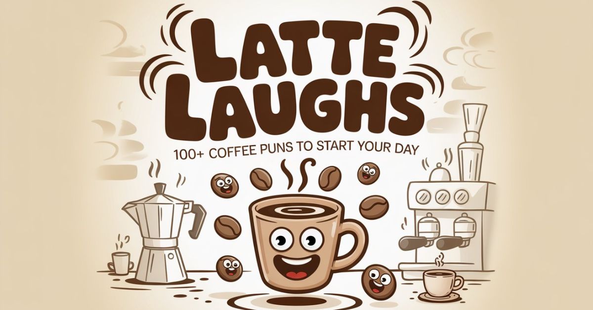 “Latte Laughs 100+ Coffee Puns to Start Your Day”