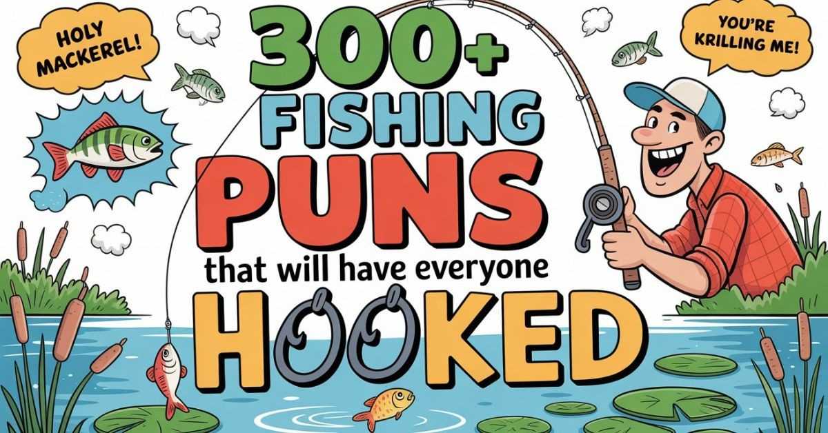 300+ Fishing Puns That Will Have Everyone Hooked