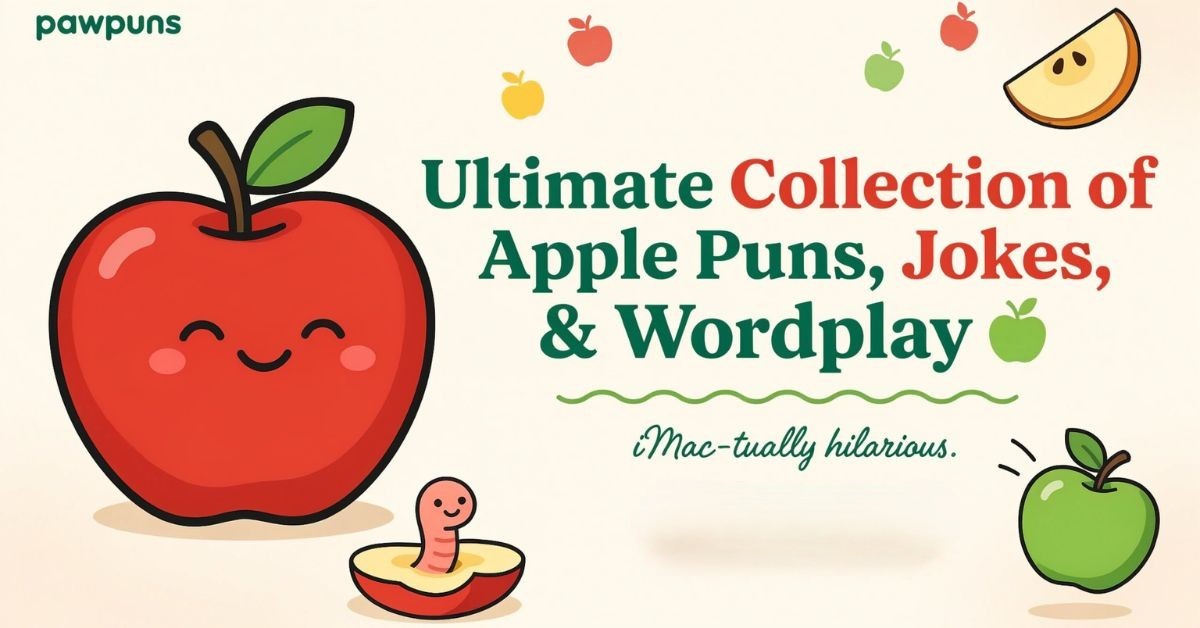 Apple puns collection with 300+ funny jokes and one-liners